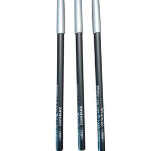 3PC WATERPROOF MKNK BLACK EYELINER AND BROW PENCILS LONG LASTING NATURAL FINISH